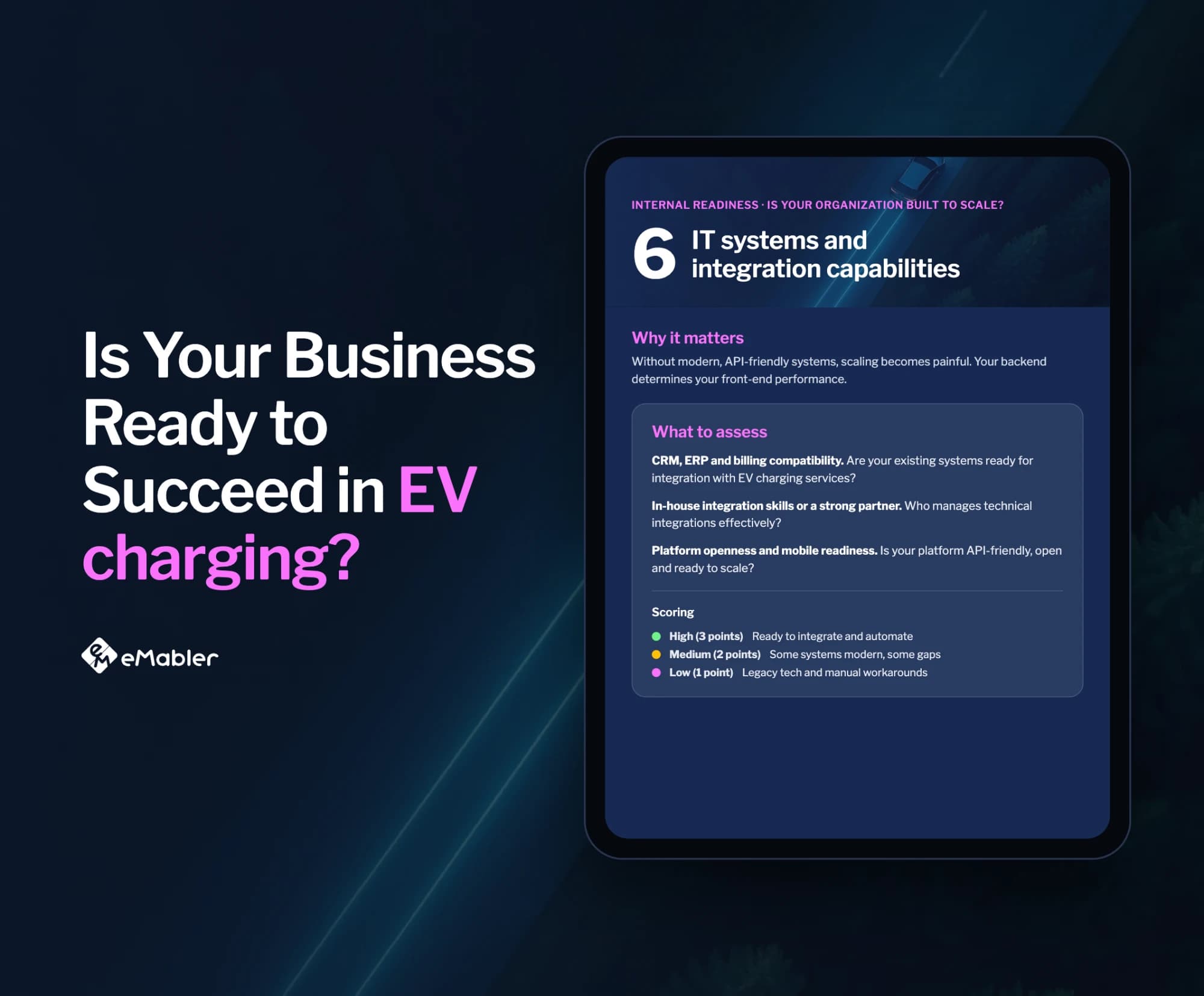 Assessing your readiness to launch EV Charging services