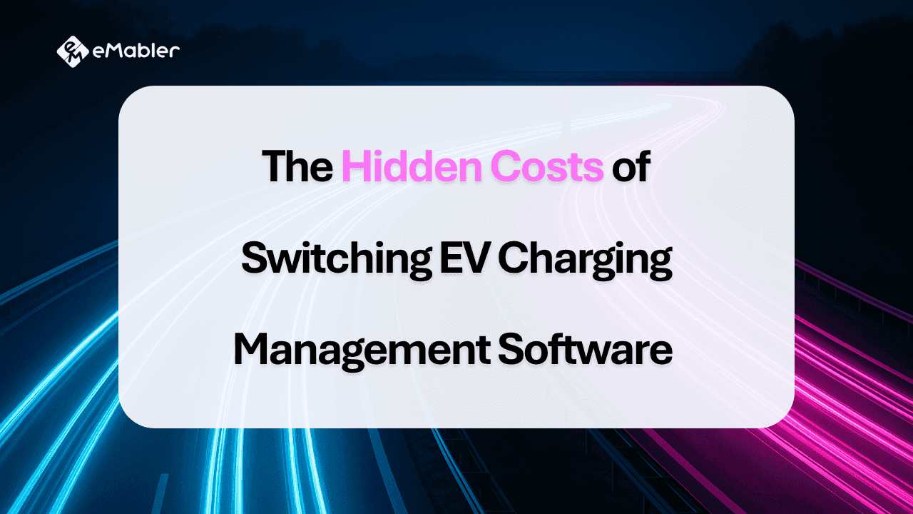 EV charging platform switching costs