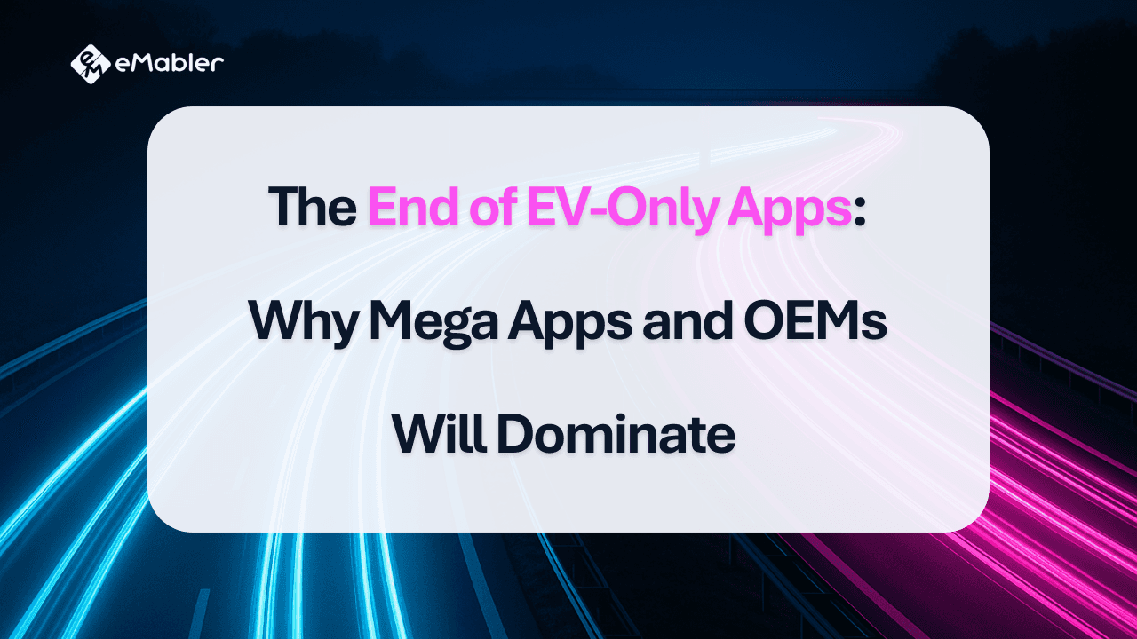 The end of EV charging app