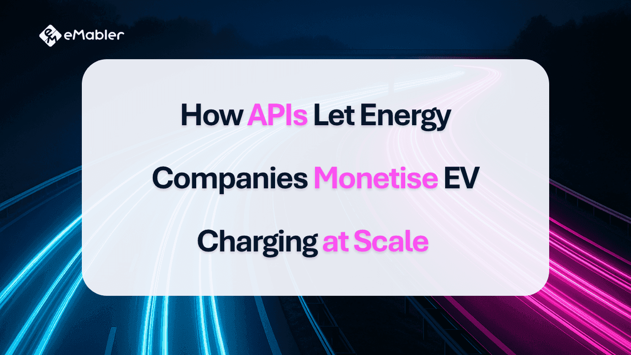 EV charging API monetisation