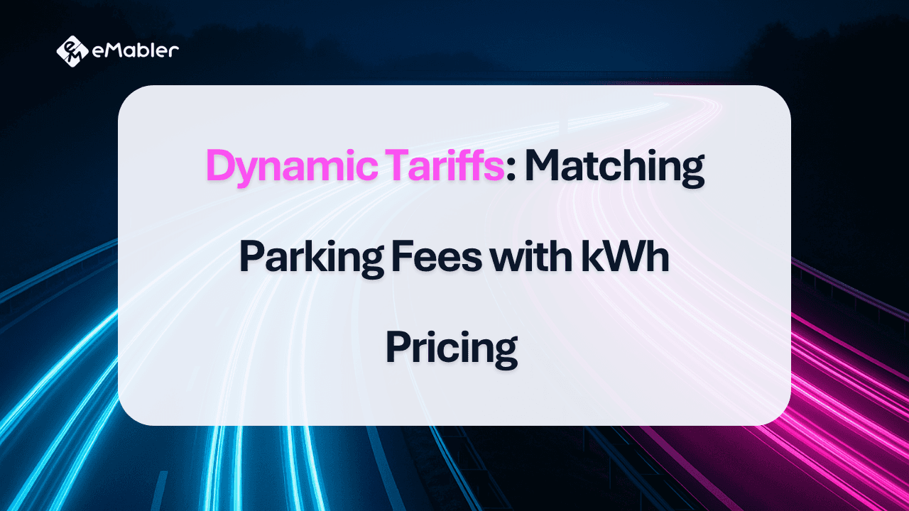 Dynamic tariff for EV parking