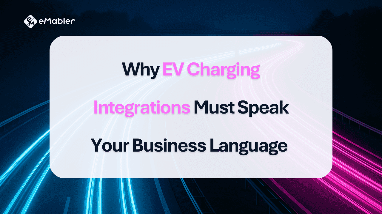 EV charging system integration