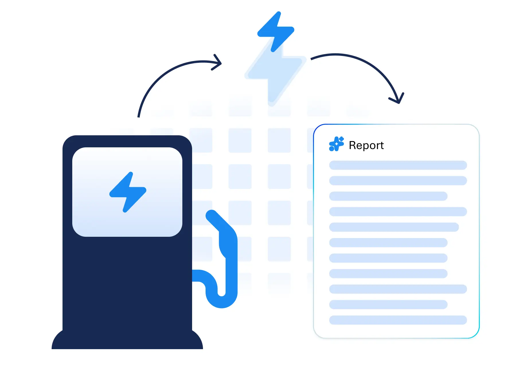 Salesforce reports illustration