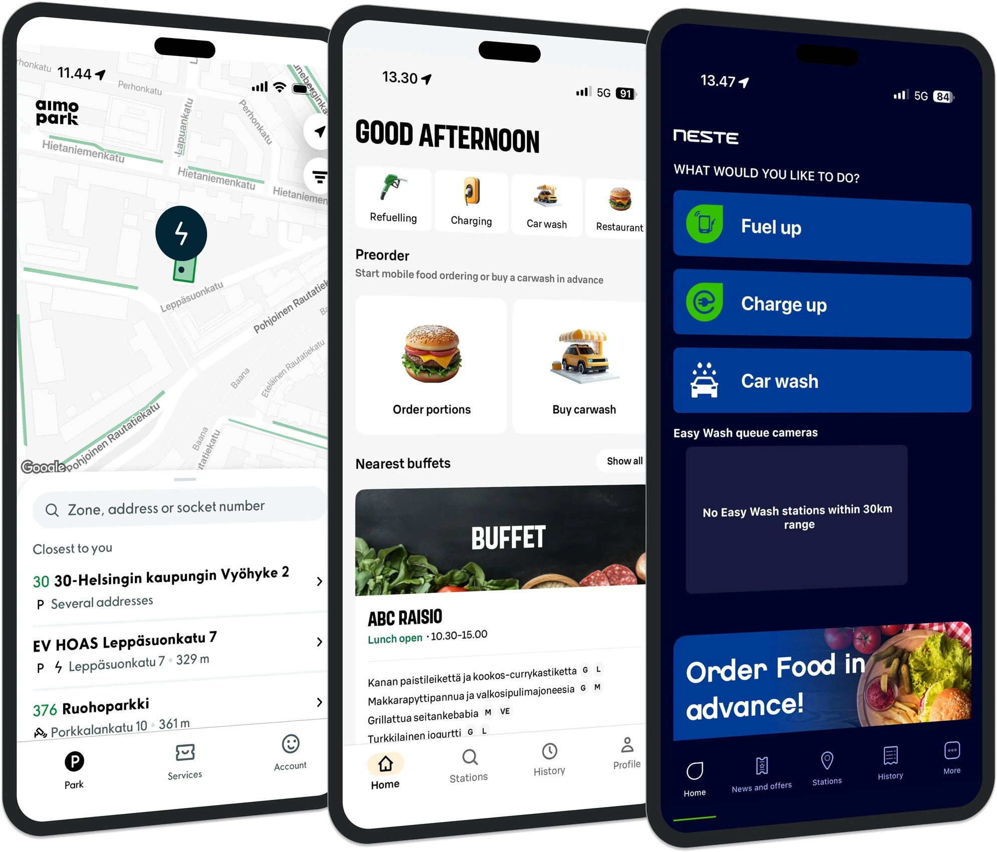 eMabler charging running natively inside different brands' apps